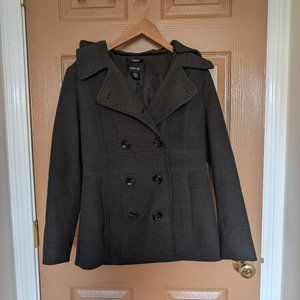 Style & Co. Peacoat - Charcoal Grey - Petite Small